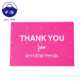 Customized Printing Pink Color Matt Lamination Cards